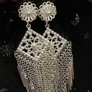 Triangle Chandelier Earrings